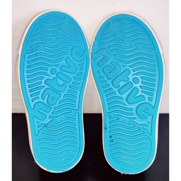 Native Bloom Little Kids Sky Blue Size C8 Unisex Slip On Lite Sandals - Picture 7 of 13